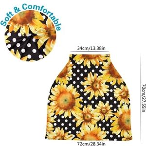 Sunflower Polka Dot Multiuse Car Seat Cover